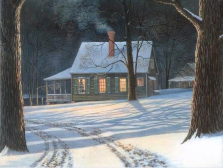 paysage nocturne